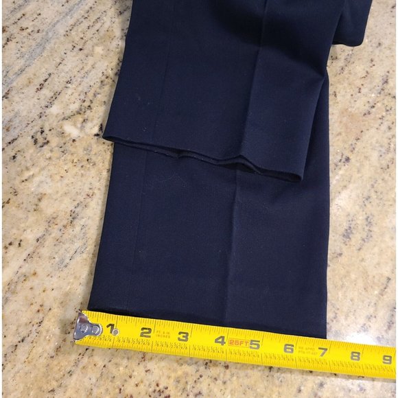 Michael Kors Womens Size 10 Basics Pants Black Blue? Career Dress Trouser 34x31 - Picture 11 of 15